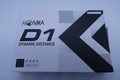 HONMA GOLF(本間ゴルフ) ゴルフボール 白 1ダース D1 2022年モデル N