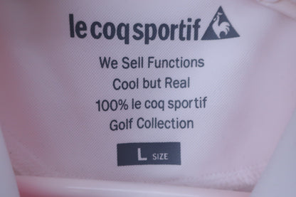 le coq sportif(ルコックスポルティフ) ポロシャツ 白 レディース L B