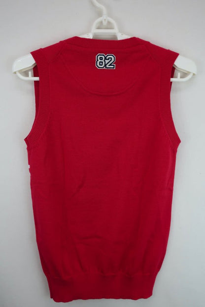 Callaway(キャロウェイ) ニットベスト 赤 レディース S 241-7161804 ゴルフウェア 2211-0042 中古