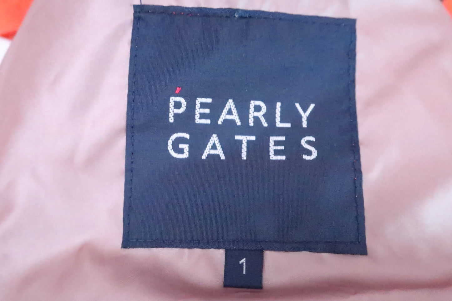 PEARLY GATES(パーリーゲイツ) ハーフジップナイロンブルゾン オレンジ レディース 1 055-220955 A