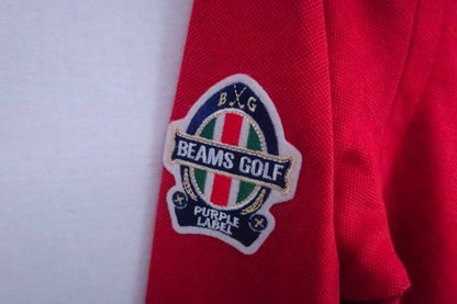 BEAMS GOLF(ビームスゴルフ) 長袖ポロシャツ 赤 レディース S A