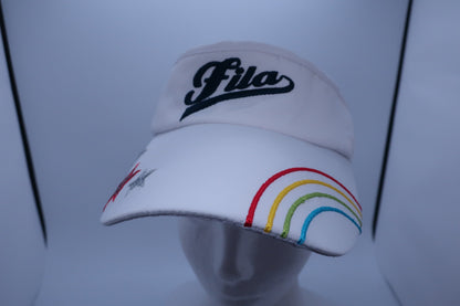 FILA GOLF(フィラゴルフ) サンバイザー 白 レディース フリーサイズ B