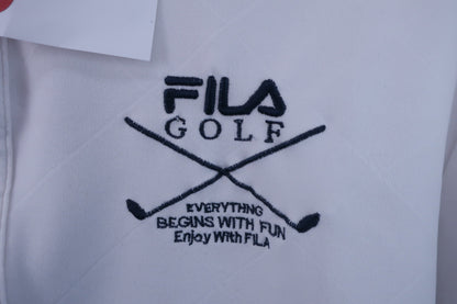 FILA GOLF(フィラゴルフ) ポロシャツ 白 メンズ M B