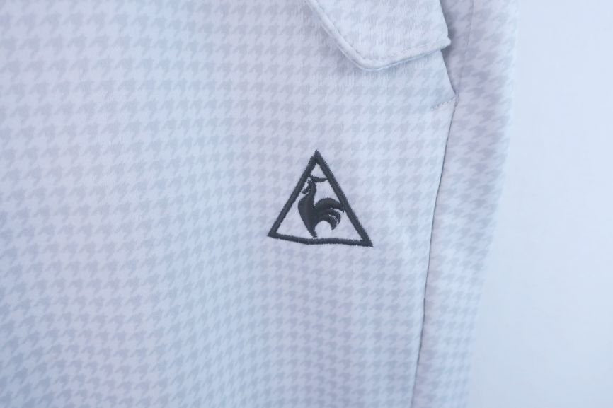 le coq sportif(ルコックスポルティフ) 裏起毛パンツ グレー千鳥 レディース 13 B