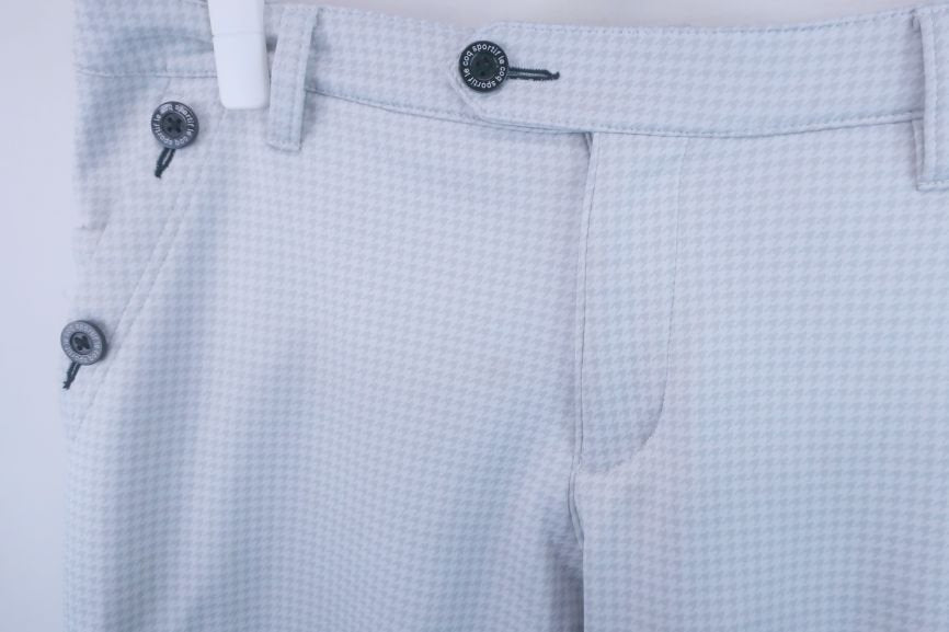 le coq sportif(ルコックスポルティフ) 裏起毛パンツ グレー千鳥 レディース 13 B