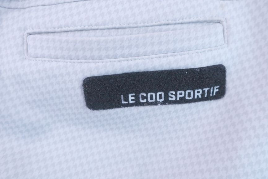 le coq sportif(ルコックスポルティフ) 裏起毛パンツ グレー千鳥 レディース 13 B