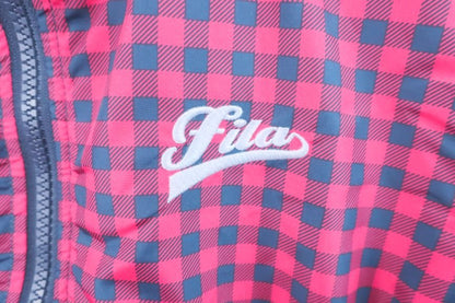 FILA GOLF(フィラゴルフ) フルジップダウンブルゾン 赤紺 レディース M A