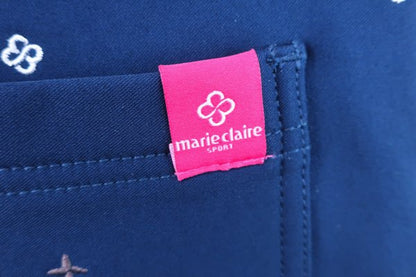 marie claire sport(マリ・クレール・スポーツ) 厚手パンツ 紺 レディース M B