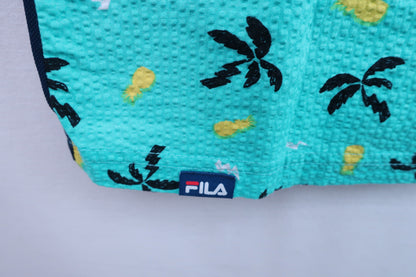 【超美品】FILA GOLF(フィラゴルフ) ポロシャツ ターコイズブルー レディース M ゴルフウェア 2212-0203 中古
