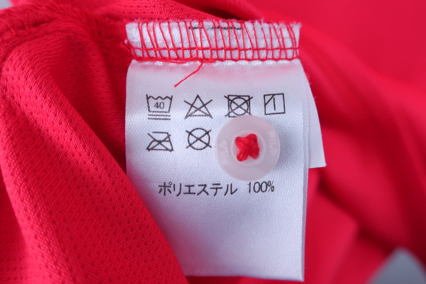 【美品】FILA GOLF(フィラゴルフ) ポロシャツ 赤 レディース M ゴルフウェア 2212-0204 中古