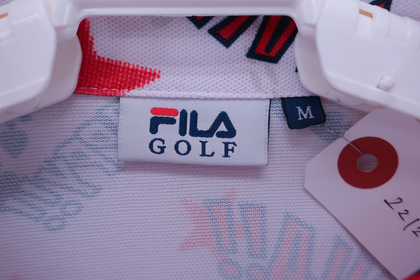 【美品】FILA GOLF(フィラゴルフ) ポロシャツ 白 レディース M ゴルフウェア 2212-0205 中古