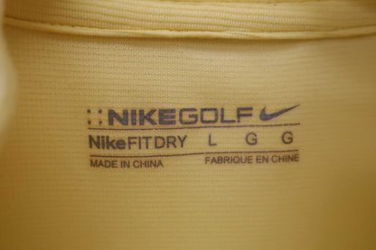 NIKE GOLF(ナイキゴルフ) 半袖ハーフジップシャツ 黄色 メンズ LGG B