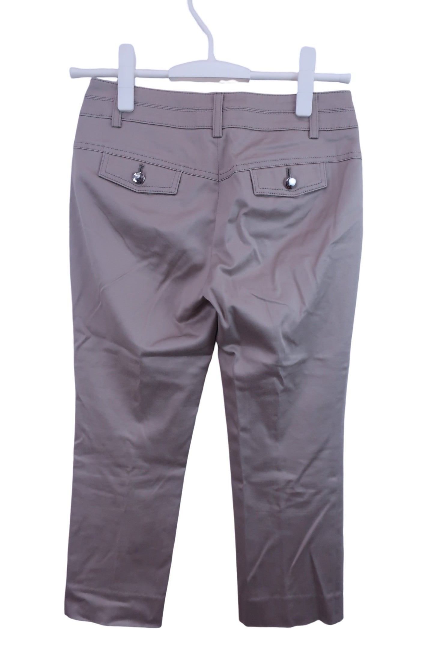 23区 SPORT(23区スポーツ) 七分丈パンツ 茶 レディース 32 ゴルフウェア 2301-0132 中古