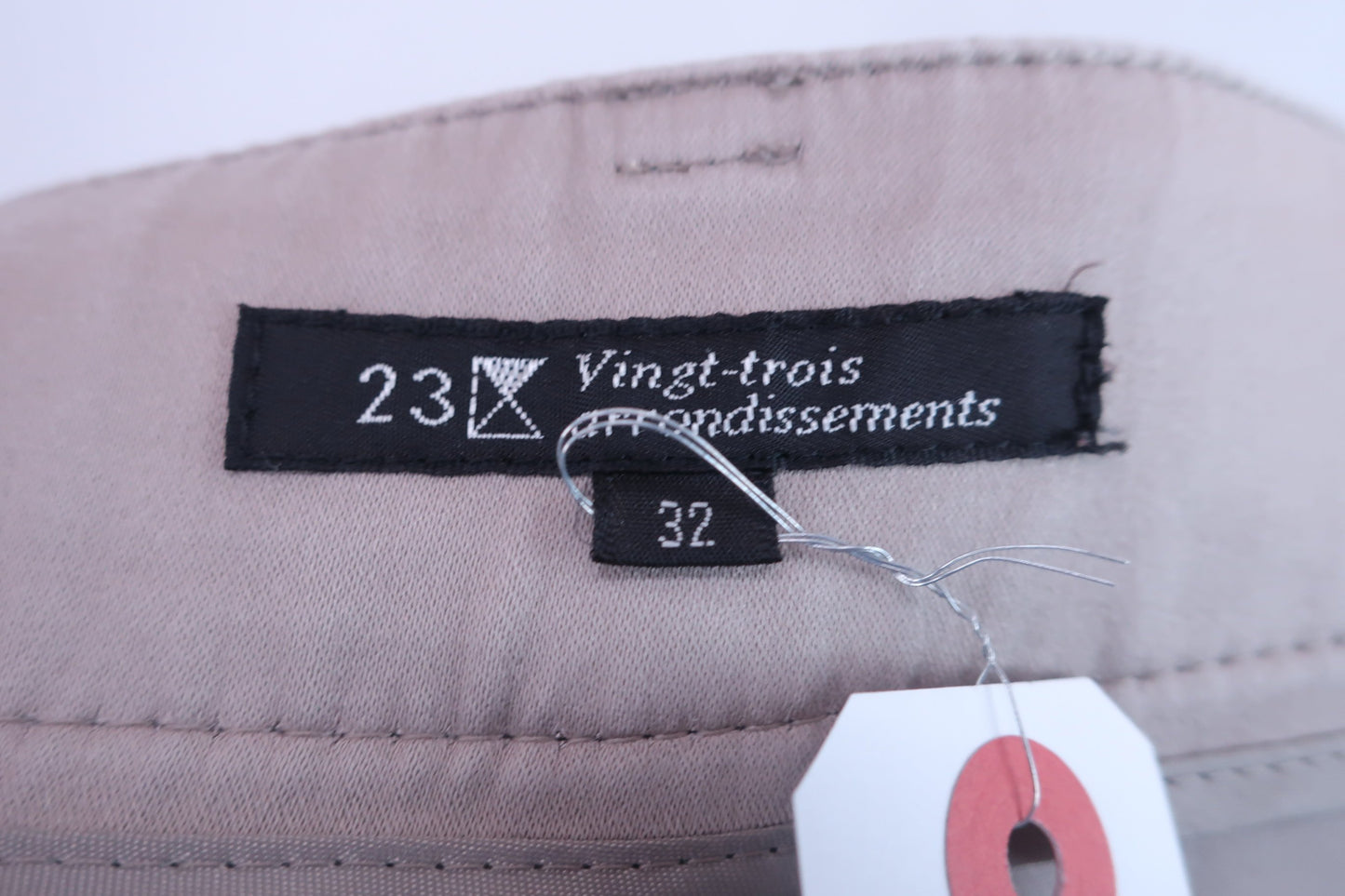 23区 SPORT(23区スポーツ) 七分丈パンツ 茶 レディース 32 ゴルフウェア 2301-0132 中古