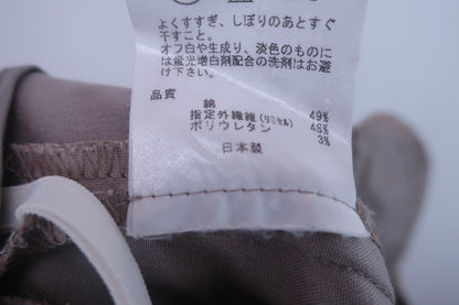 23区 SPORT(23区スポーツ) 七分丈パンツ 茶 レディース 32 ゴルフウェア 2301-0132 中古