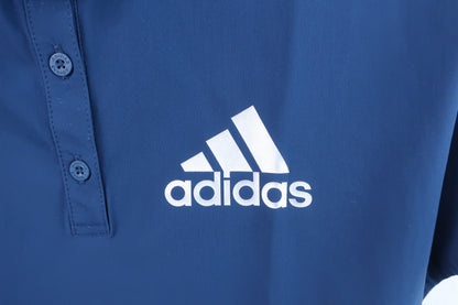【未使用品】adidas(アディダス) ポロシャツ 紺 レディース S FJ2456 ゴルフウェア 2301-0274 新品
