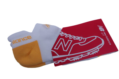 New Balance(ニューバランス) ショートソックス 白黄 レディース 22~24cm 012-1986503 N