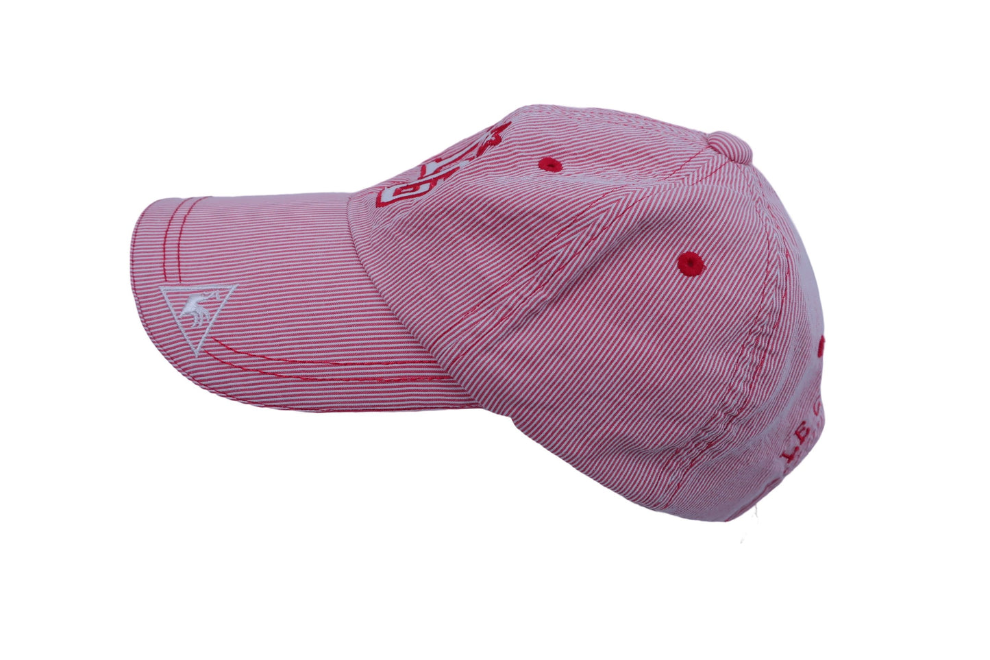 【美品】le coq sportif(ルコックスポルティフ) キャップ 赤 レディース フリーサイズ ゴルフ用品 2301-0326 中古