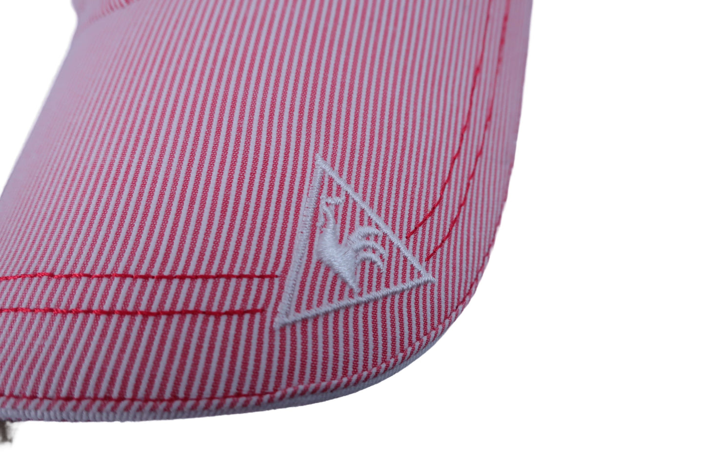 【美品】le coq sportif(ルコックスポルティフ) キャップ 赤 レディース フリーサイズ ゴルフ用品 2301-0326 中古