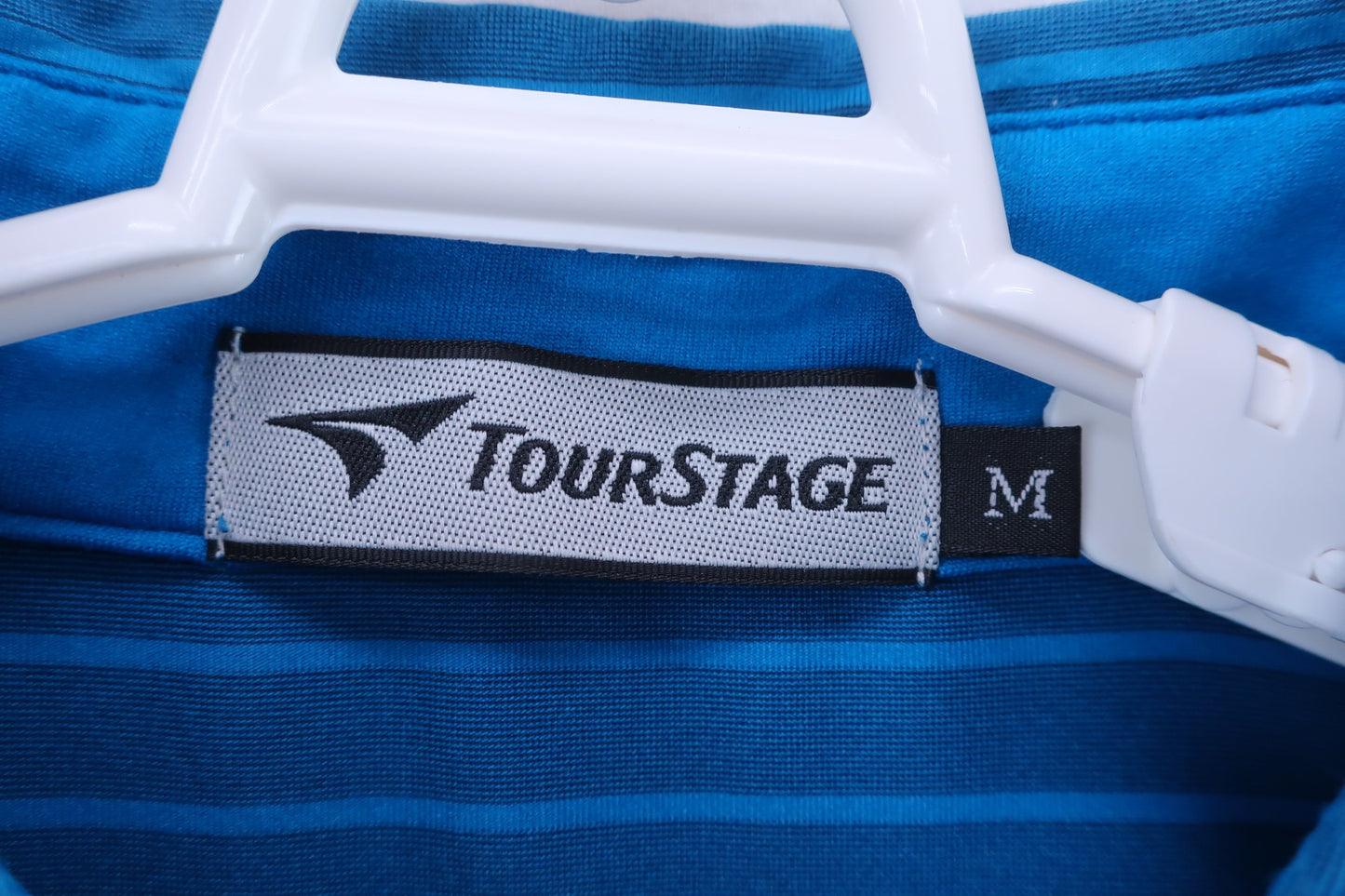 TOURSTAGE(ツアーステージ) 長袖ポロシャツ 青 メンズ M B