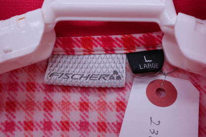 【美品】FISCHER(フィッシャー) ワンピース(インナーパンツ付き) 赤 レディース L ゴルフウェア 2302-0068 中古