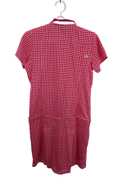 【美品】FISCHER(フィッシャー) ワンピース(インナーパンツ付き) 赤 レディース L ゴルフウェア 2302-0068 中古