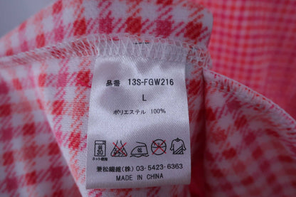 【美品】FISCHER(フィッシャー) ワンピース(インナーパンツ付き) 赤 レディース L ゴルフウェア 2302-0068 中古