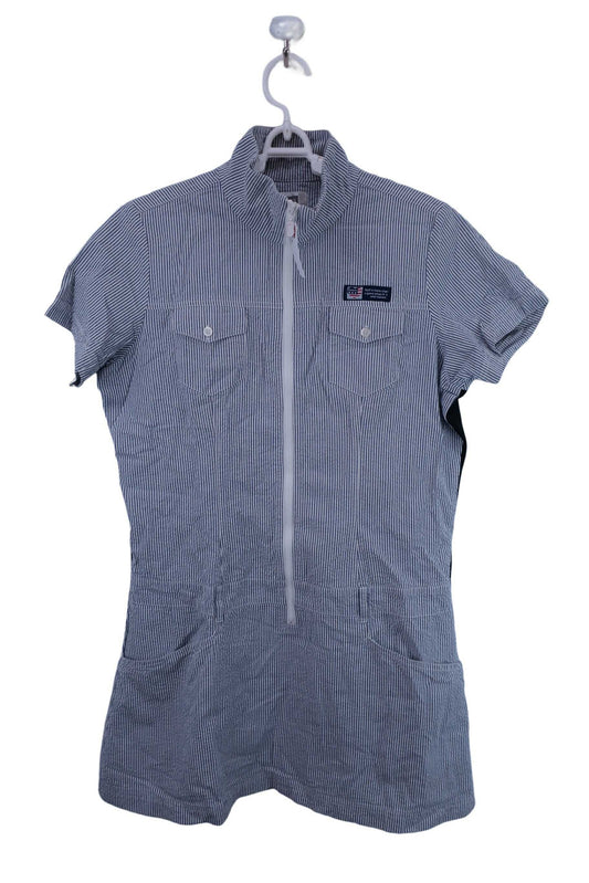 Kolwin(コルウィン) ワンピース(インナーパンツ付き) グレーストライプ メンズ L ゴルフウェア 2302-0073 中古