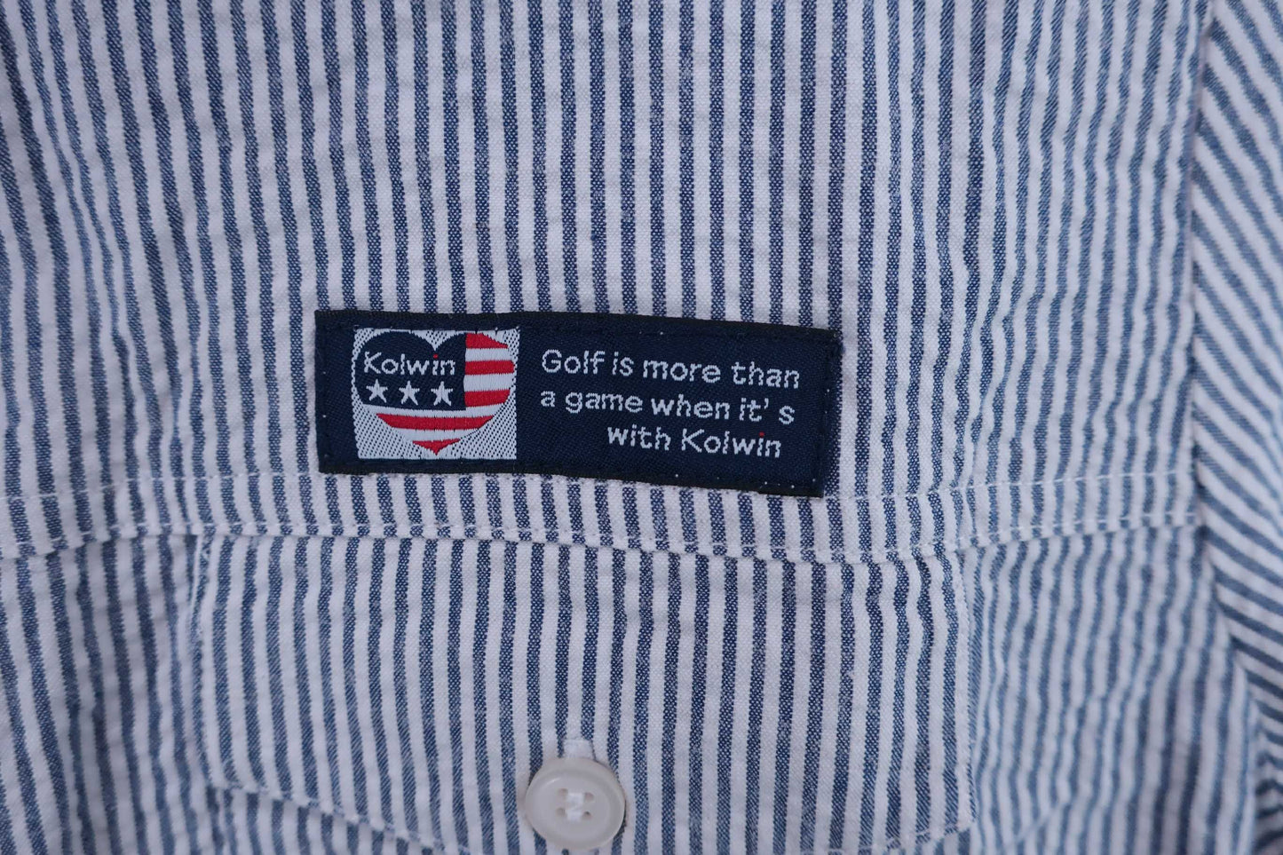 Kolwin(コルウィン) ワンピース(インナーパンツ付き) グレーストライプ メンズ L ゴルフウェア 2302-0073 中古