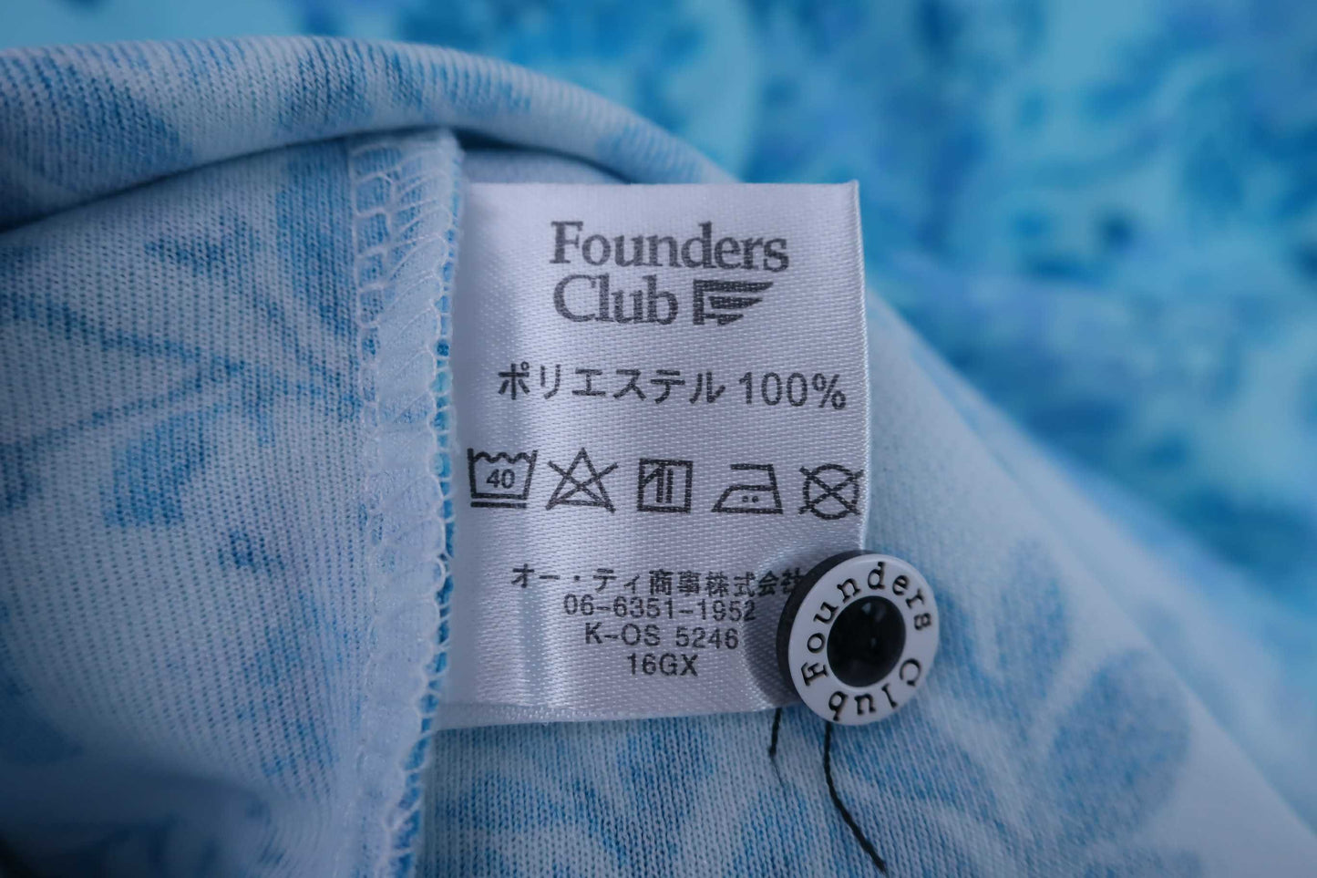 Founders Club(ファウンダース) ポロシャツ 青 メンズ M B