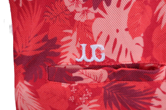 【美品】MAULOA GOLF(マウロアゴルフ) ワンピース 茶ボタニカル レディース S 9351-062-1 ゴルフウェア 2302-0199 中古