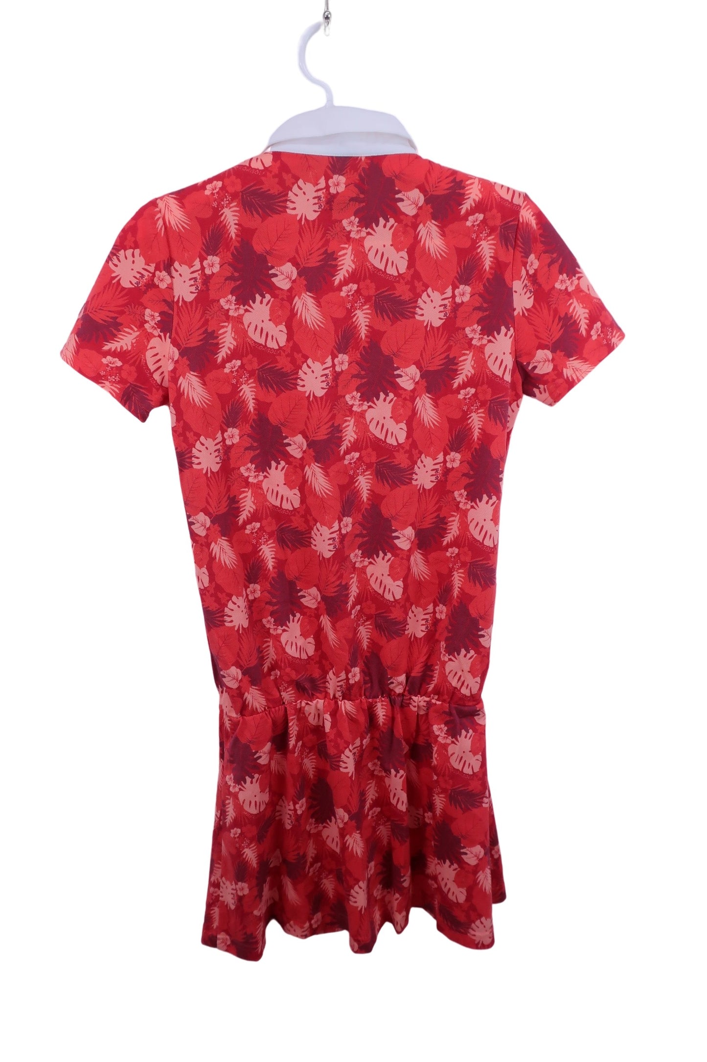 【美品】MAULOA GOLF(マウロアゴルフ) ワンピース 茶ボタニカル レディース S 9351-062-1 ゴルフウェア 2302-0199 中古