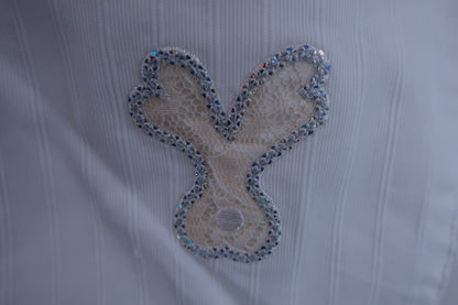 【美品】M.U SPORTS(エムユースポーツ) パンツ 白 レディース 38 ゴルフウェア 2303-0012 中古