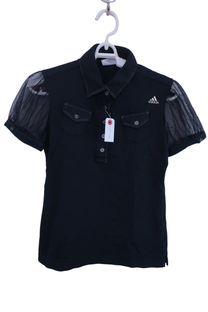adidas(アディダス) ポロシャツ 黒 レディース S/P ゴルフウェア 2303-0045 中古