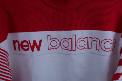 New Balance(ニューバランス) モックネックニットセーター 白赤 レディース 2 012-0270502 A