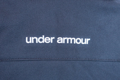 【美品】UNDER ARMOUR(アンダーアーマー) ポロシャツ 黒 レディース SM ゴルフウェア 2303-0181 中古