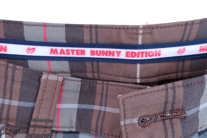 MASTER BUNNY EDITION(マスターバニーエディション) ショートパンツ 茶色チェック レディース 0 159-232901 B