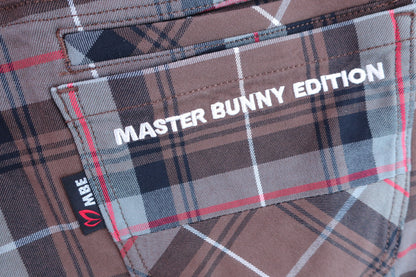 MASTER BUNNY EDITION(マスターバニーエディション) ショートパンツ 茶色チェック レディース 0 159-232901 B