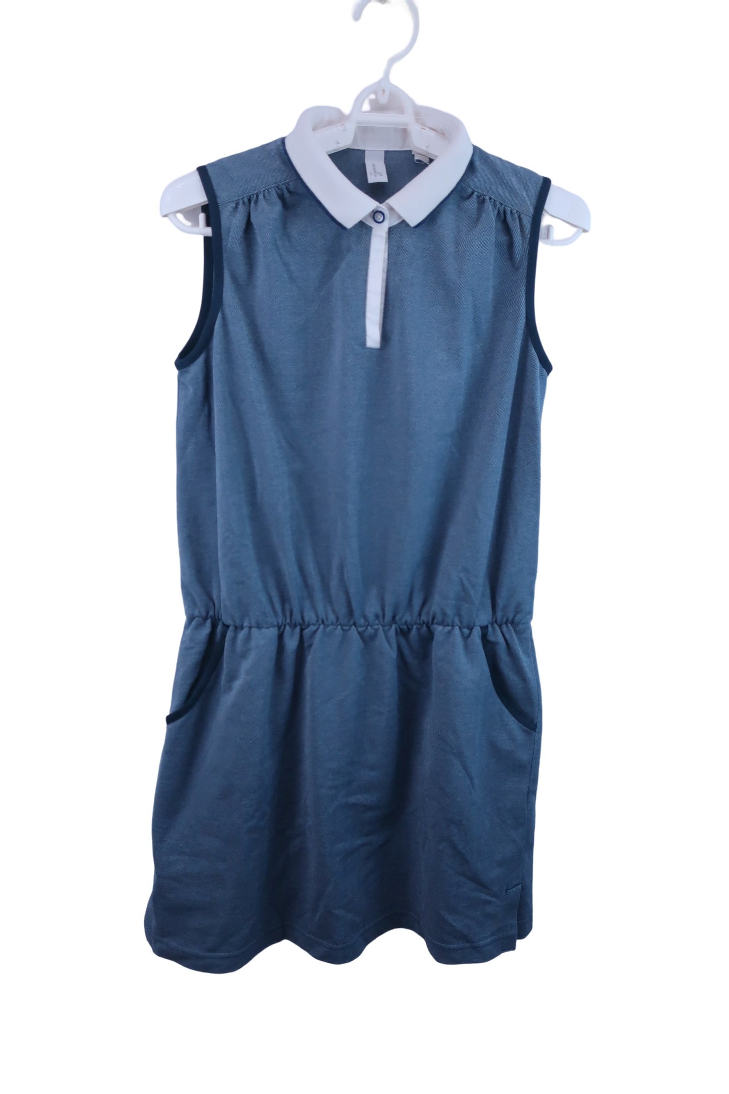 【美品】ASHWORTH(アシュワース) ノースリーブワンピース 青系 レディース M ゴルフウェア 2303-0234 中古