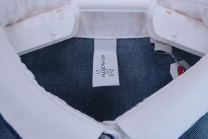 【美品】ASHWORTH(アシュワース) ノースリーブワンピース 青系 レディース M ゴルフウェア 2303-0234 中古