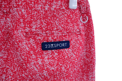 【超美品】23区 SPORT(23区スポーツ) パンツ 赤 レディース 64 ゴルフウェア 2303-0240 中古