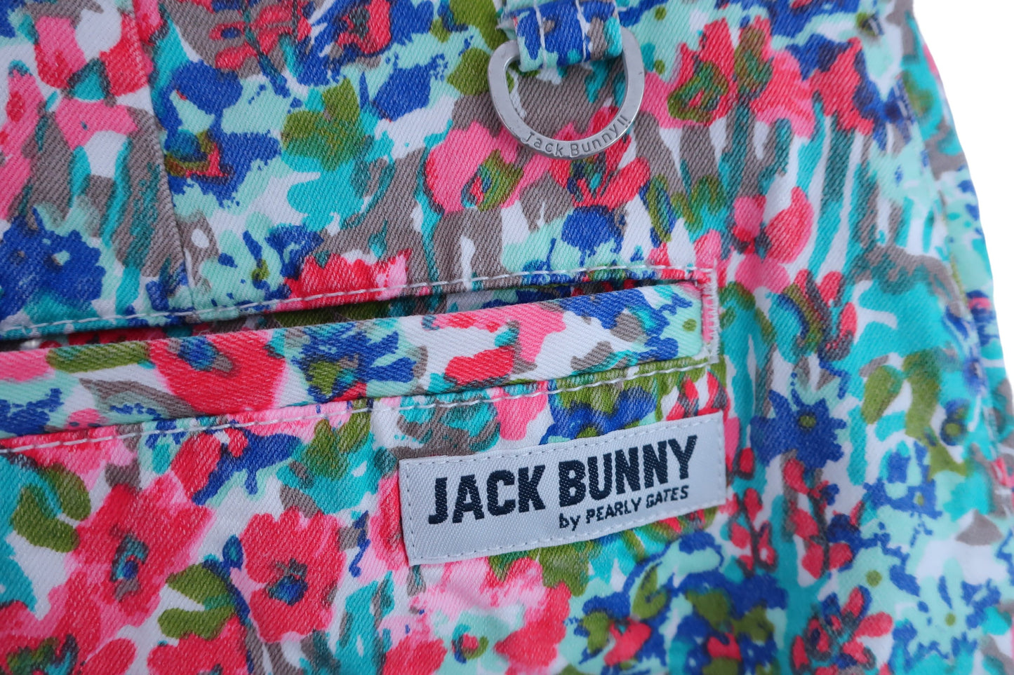 Jack Bunny(ジャックバニー) パンツ一体型スカート レッド系カラフル総柄 レディース 0 263-134621 A