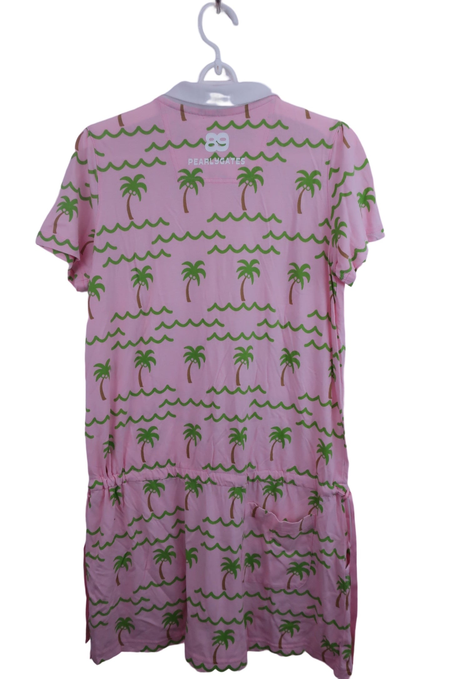 PEARLY GATES(パーリーゲイツ) ワンピース ピンクヤシの木柄 レディース 1 055-124639 ゴルフウェア 2303-0272 中古