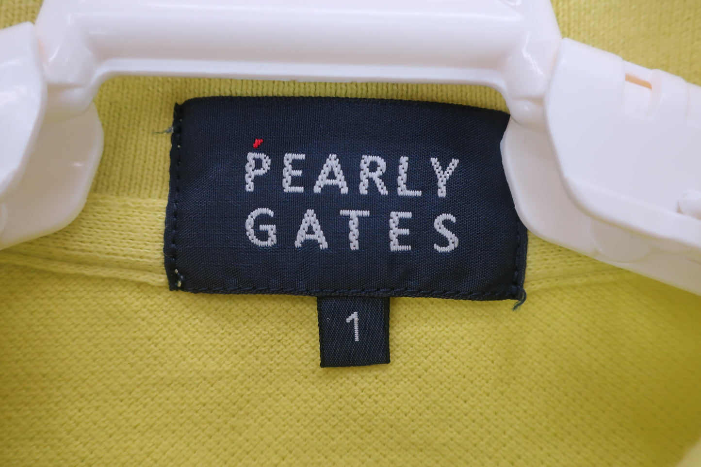 PEARLY GATES(パーリーゲイツ) ポロシャツ 黄色 レディース 1 055-0160210 B