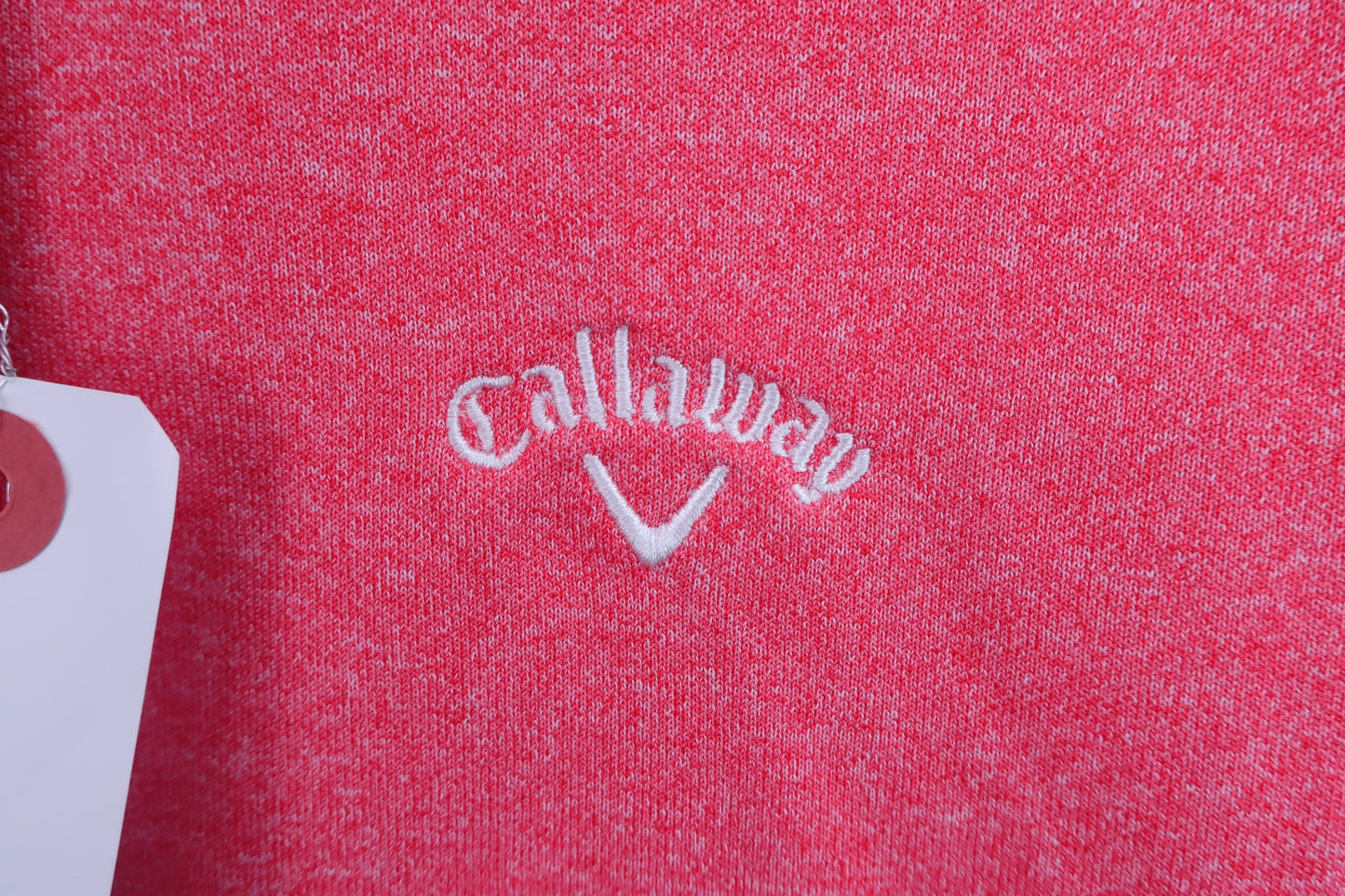 Callaway(キャロウェイ) 長袖ポロシャツ ピンクオレンジ レディース M B