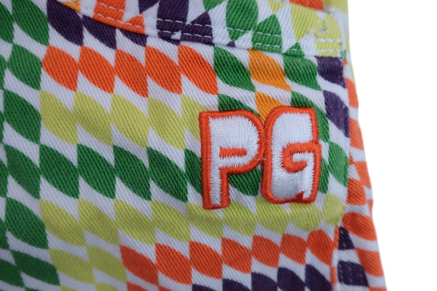 【美品】PEARLY GATES(パーリーゲイツ) スカート 緑系総柄カラフル レディース 1 055-134520 ゴルフウェア 2305-0046 中古