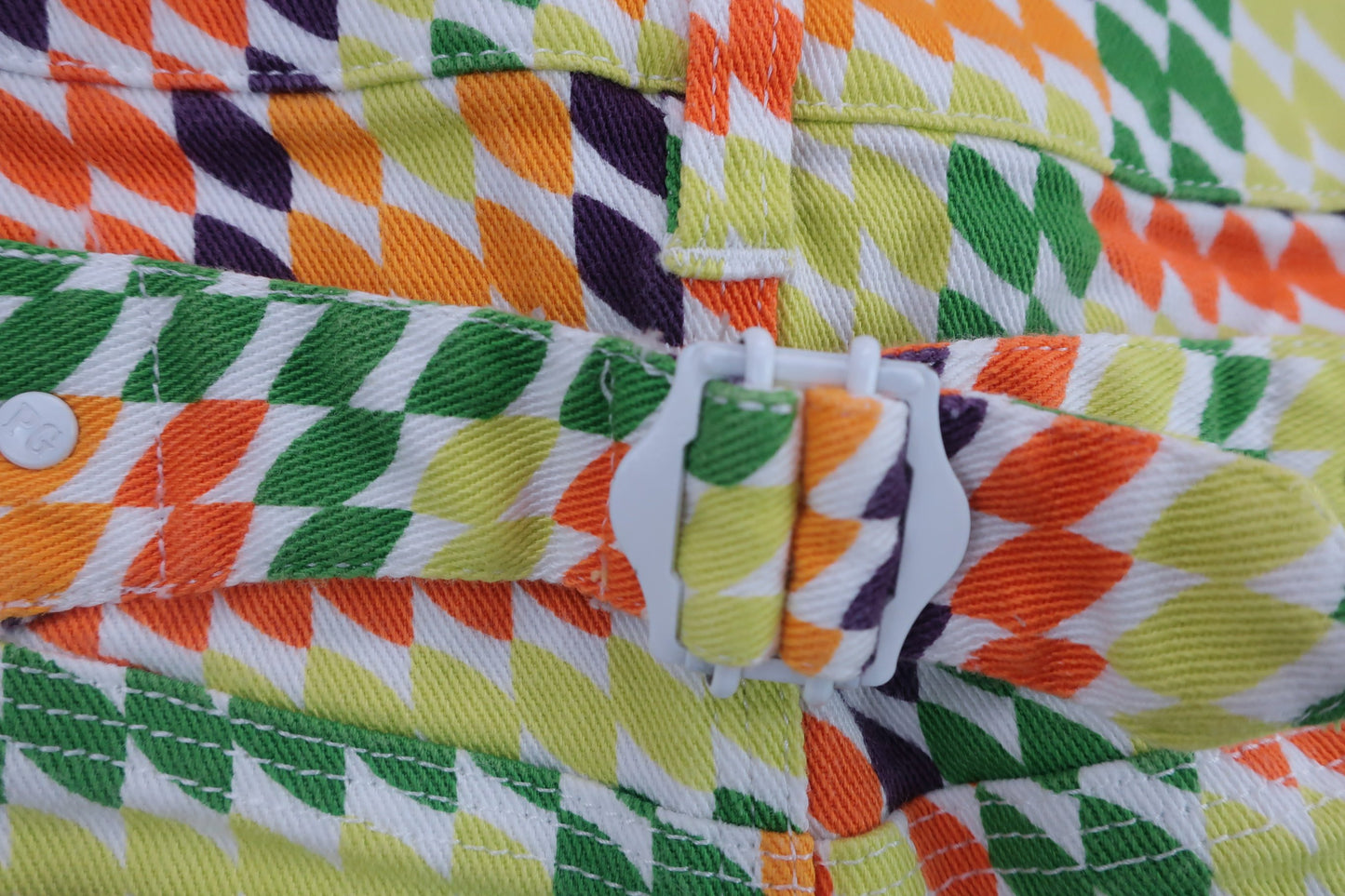 【美品】PEARLY GATES(パーリーゲイツ) スカート 緑系総柄カラフル レディース 1 055-134520 ゴルフウェア 2305-0046 中古