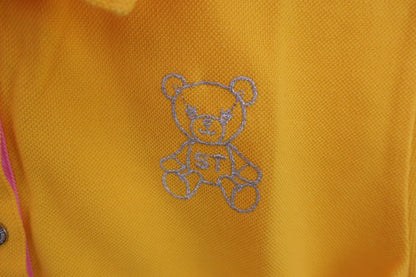 【美品】Samantha Thavasa(サマンサタバサ) ポロシャツ 黄色 レディース S ゴルフウェア 2305-0103 中古