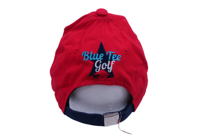 BLUE TEE GOLF(ブルーティーゴルフ) キャップ 白紺赤 メンズ フリーサイズ B