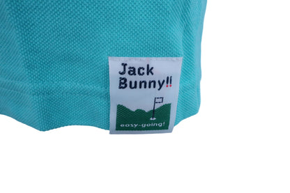 Jack Bunny(ジャックバニー) ノースリーブポロシャツ 水色 レディース 0 B